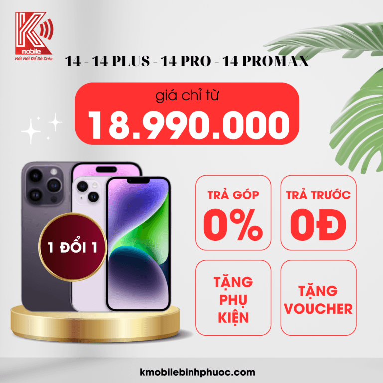 Góp iphone 14 promax siêu dễ