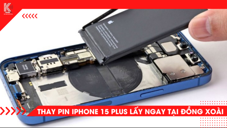 Thay pin iPhone 15 Plus tại Đồng Xoài – Lấy liền, chính hãng tại Kmobile Bình Phước