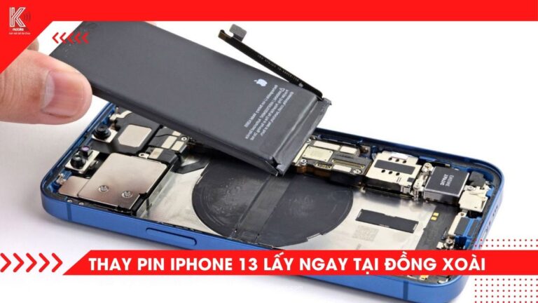 Thay pin iPhone 13 tại Đồng Xoài – Chính hãng, lấy liền tại Kmobile Bình Phước