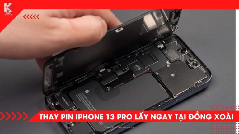 Thay pin iPhone 13 Pro tại Đồng Xoài – Chính hãng, lấy liền tại Kmobile Bình Phước