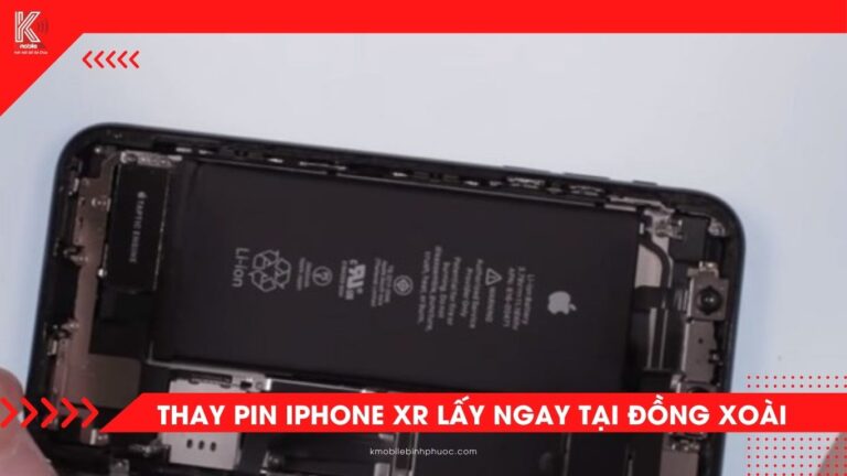 Thay pin iPhone XR tại Đồng Xoài – Lấy liền, chính hãng tại Kmobile Bình Phước