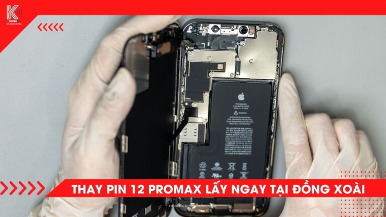 Thay pin iPhone 12 Pro Max tại Đồng Xoài