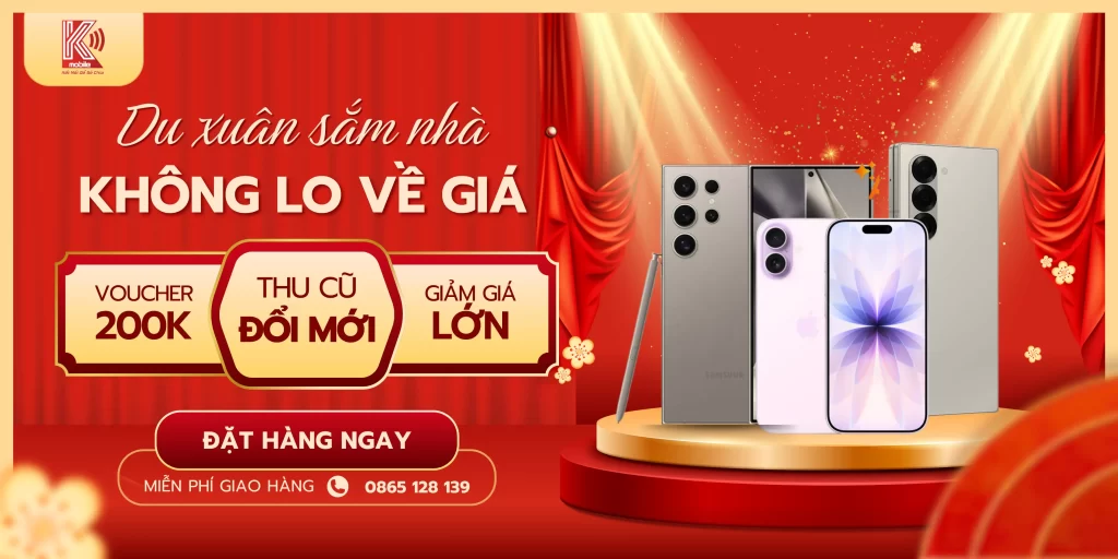 Kmobile chuyên mua bán iPhone, Samsung, máy mới, máy cũ, sửa chữa – thay pin – ép kính tại Bình Phước.