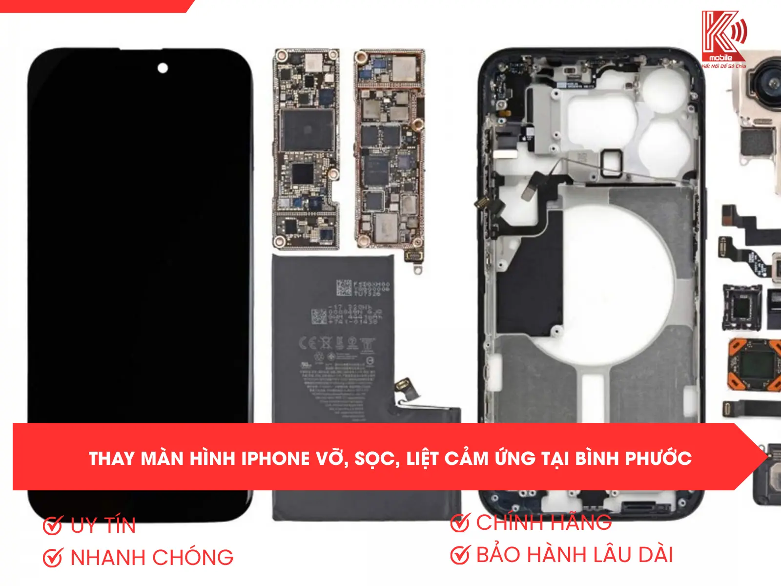 Thay Màn Hình iPhone Vỡ, Sọc, Liệt Cảm Ứng Tại Bình Phước 2 Thay Màn Hình iPhone Vỡ, Sọc, Liệt Cảm Ứng Tại Bình Phước