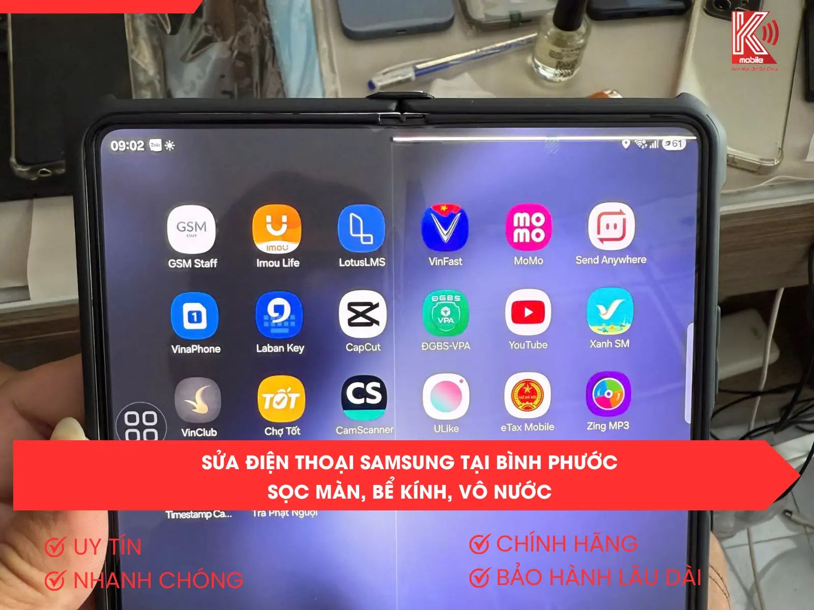 Sửa Điện Thoại Samsung Tại Bình Phước – Sọc Màn, Bể Kính, Vô Nước 2 Sửa Điện Thoại Samsung Tại Bình Phước – Sọc Màn, Bể Kính, Vô Nước