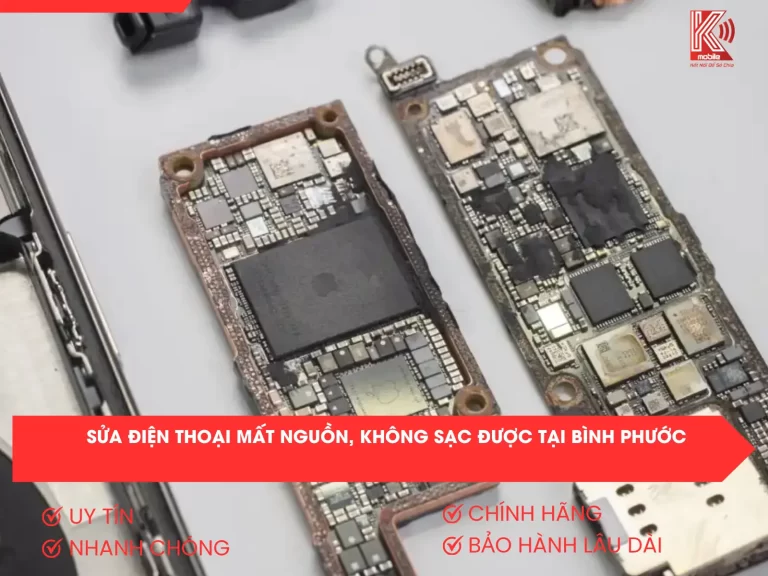 Sửa Điện Thoại Mất Nguồn, Không Sạc Được Tại Bình Phước