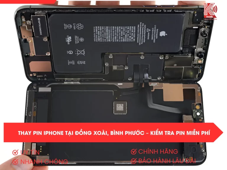 Thay Pin iPhone Tại Đồng Xoài, Bình Phước – Kiểm Tra Pin Miễn Phí