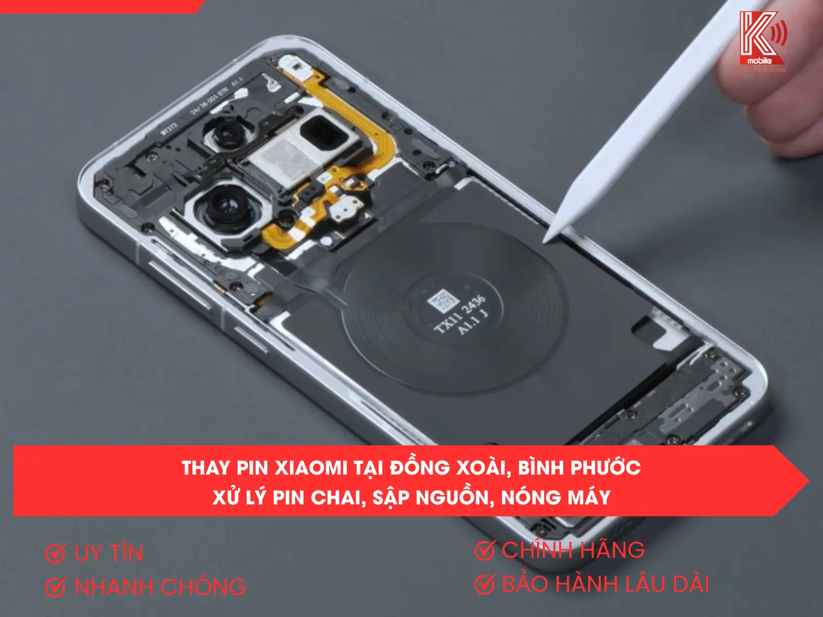 Thay Pin Xiaomi Tại Đồng Xoài, Bình Phước – Xử Lý Pin Chai, Sập Nguồn, Nóng Máy 2 Thay Pin Xiaomi Tại Đồng Xoài, Bình Phước – Xử Lý Pin Chai, Sập Nguồn, Nóng Máy